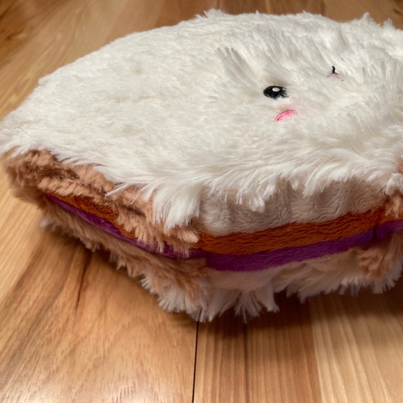 Squishables 10" Mini Comfort Food Peanut Butter and Jelly Sandwich - NWT RETIRED - Picture 4 of 7